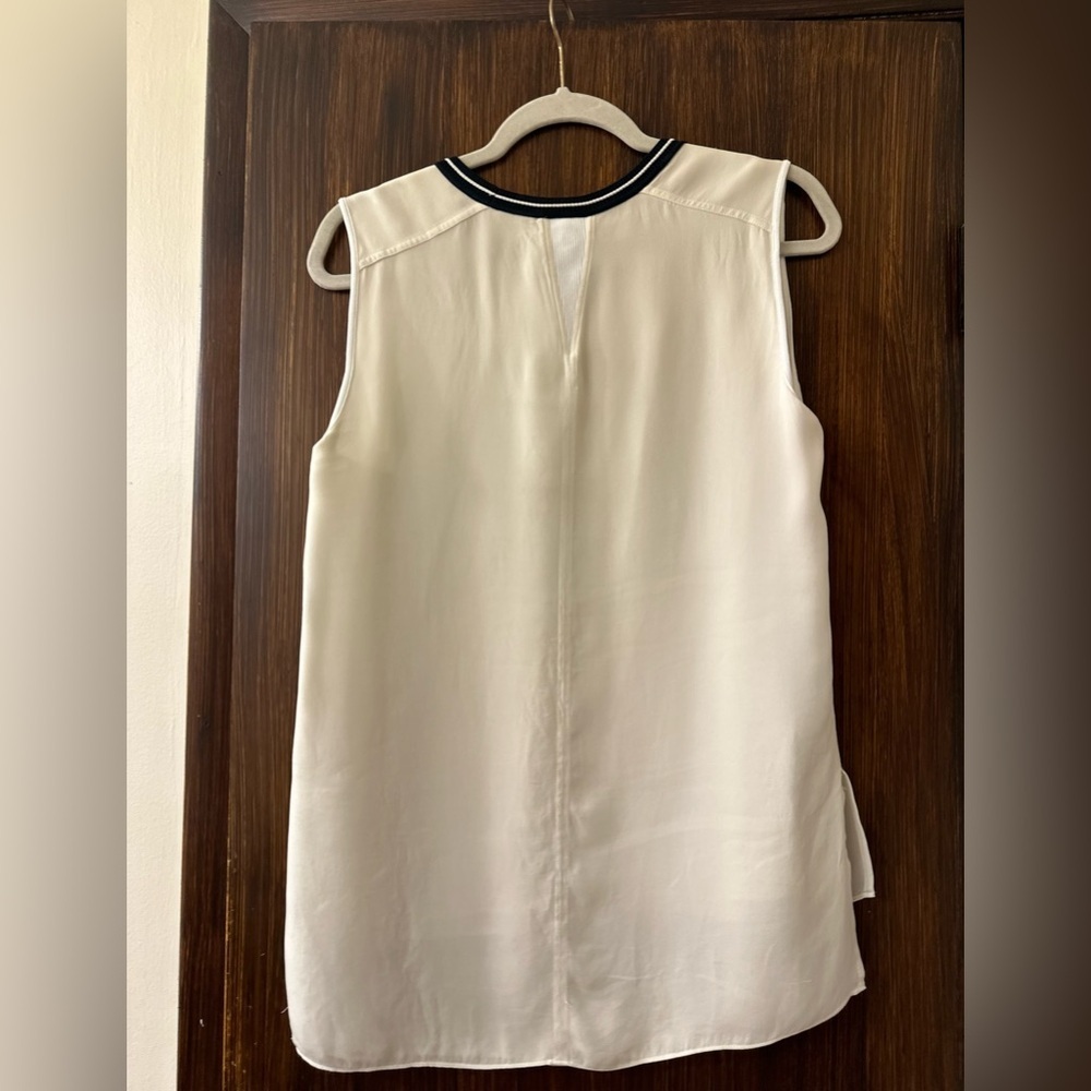 Rag & Bone Silk Sleeveless Double layered Top in Ivory (T1) - Picture 5 of 5